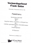 Verjaardagsfeest Frank Galan